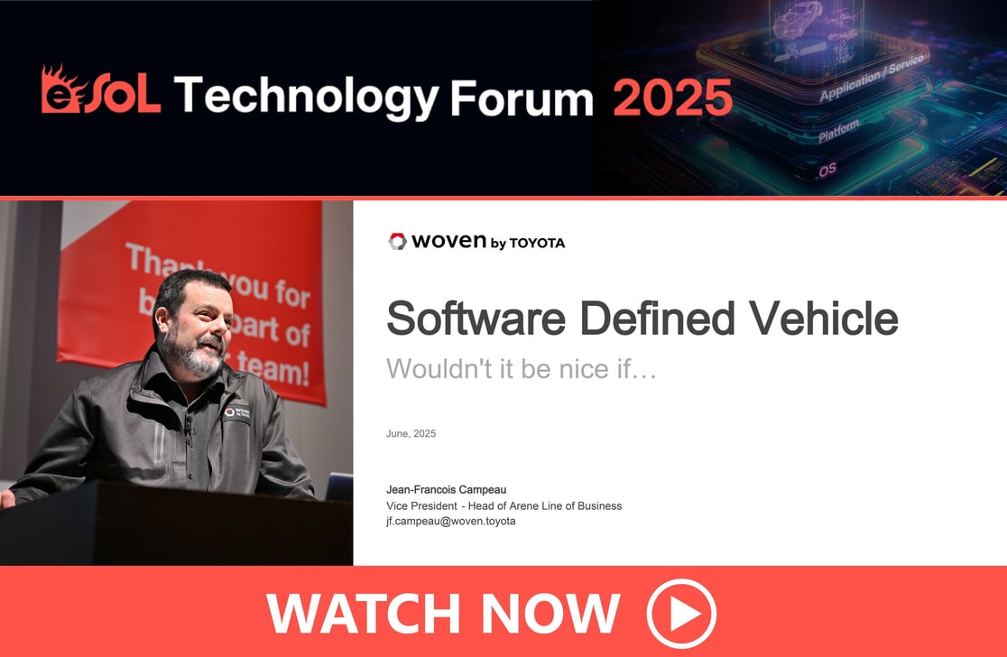 Don't Miss the Video and Presentation by the eSOL Technology Forum 2025